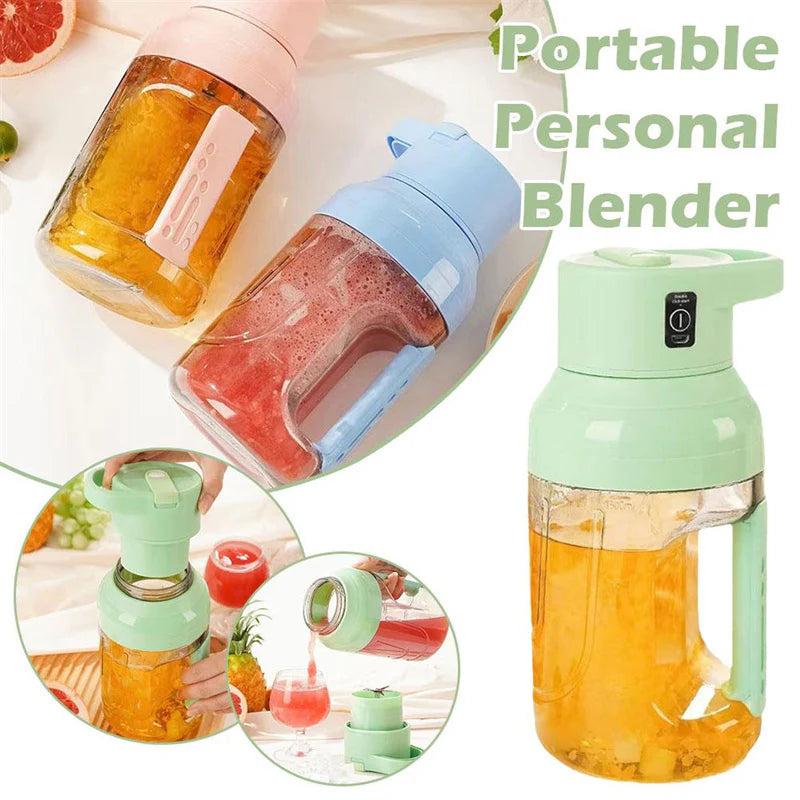 1500ML Portable Electric Juicer | USB Rechargeable Large-Capacity Blender