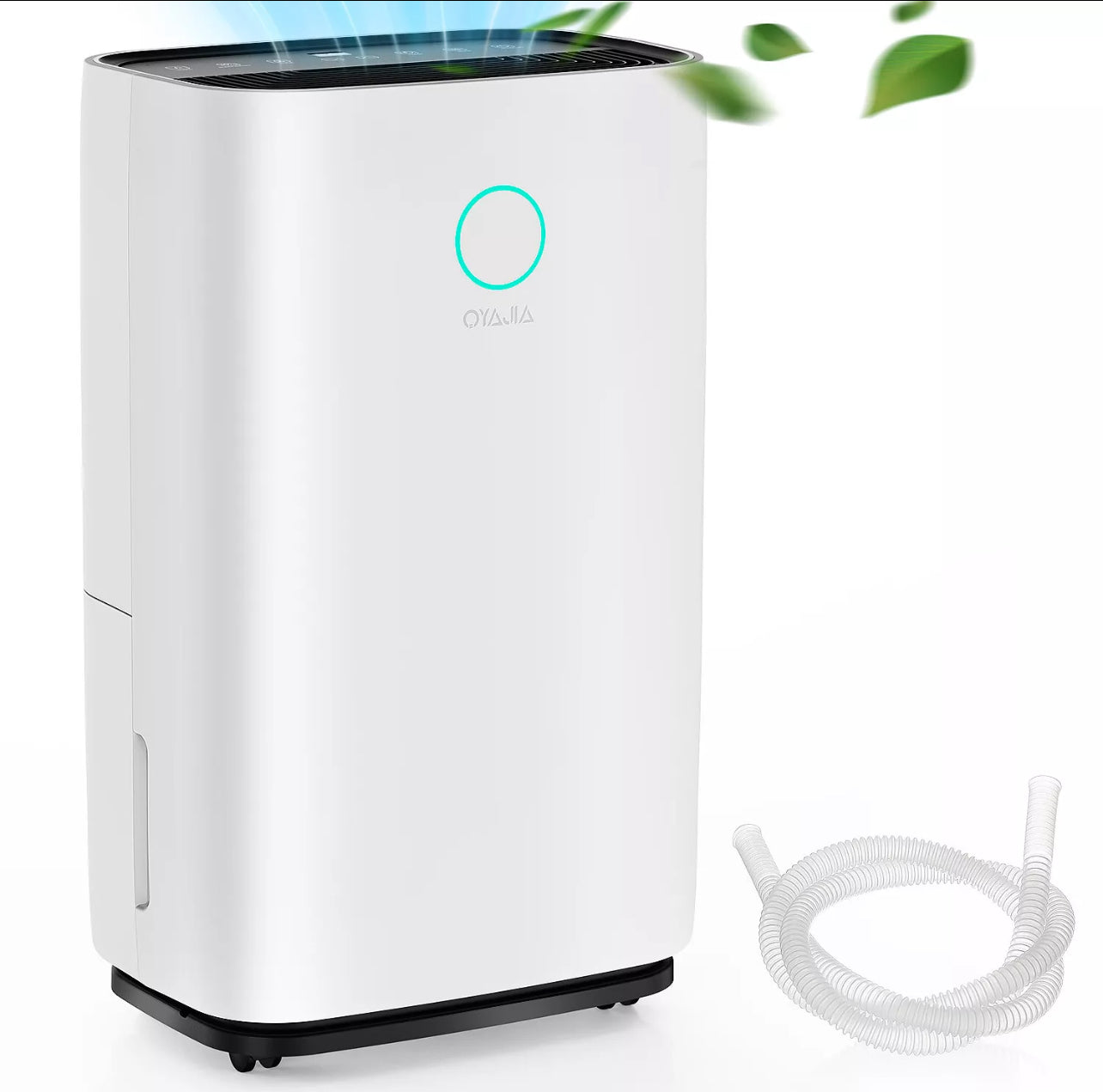 Déshumidificateur et purificateur d'air 25L avec humidistat et écran LCD – Idéal pour la maison et le séchage du linge (prise RU)