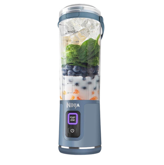 Blast Portable Blender, 530ml, Leakproof Lid & Sip Spout, Powerful Cordless Mini Blender, Rechargeable, Portable Smoothies, Protein Shakes, Blends Ice & Frozen Fruit, Denim Blue, BC151UKNV