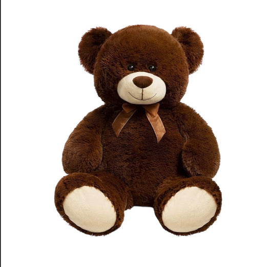 iBonny Giant Teddy Bear, 90cm, Tan Stuffed Animal, Plush, Soft Toy, Love Gift, Child Dolls