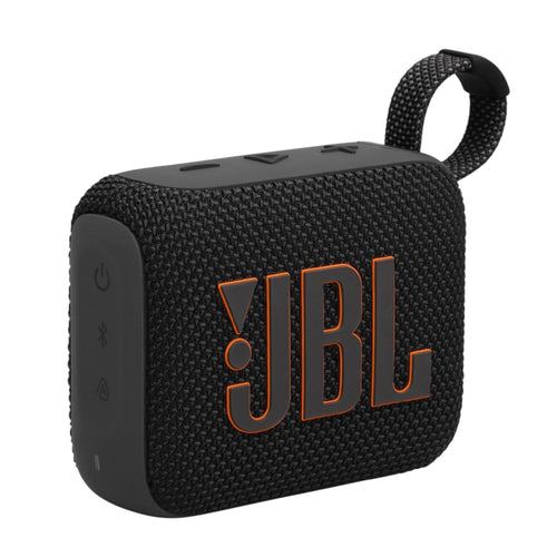 Enceinte Bluetooth ultra-portable JBL GO 4 avec son Pro puissant et basses percutantes, autonomie optimisée, conception étanche et 7 heures d'autonomie, Noir