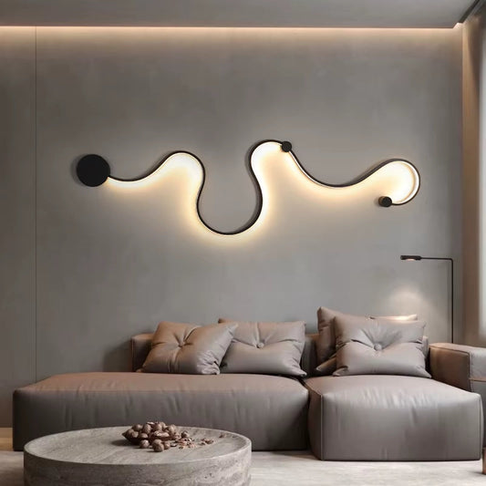 Modern LED Wall Lamp – Acrylic Line Design Sconce